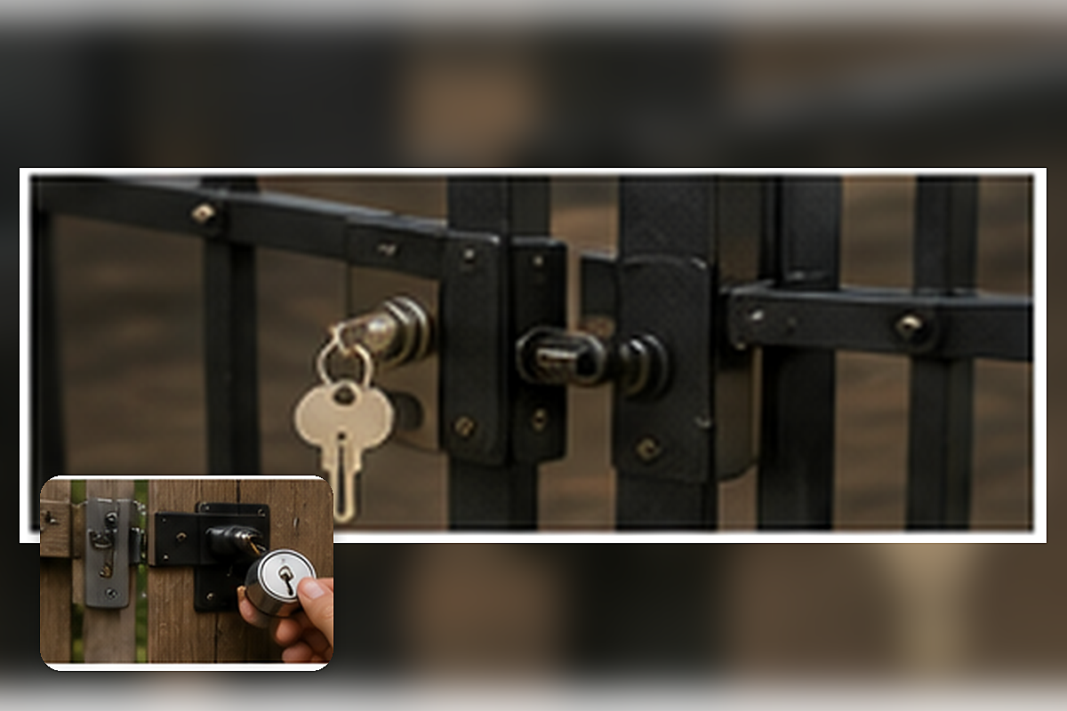 Fence Lock Installation Galt Ocean Mile