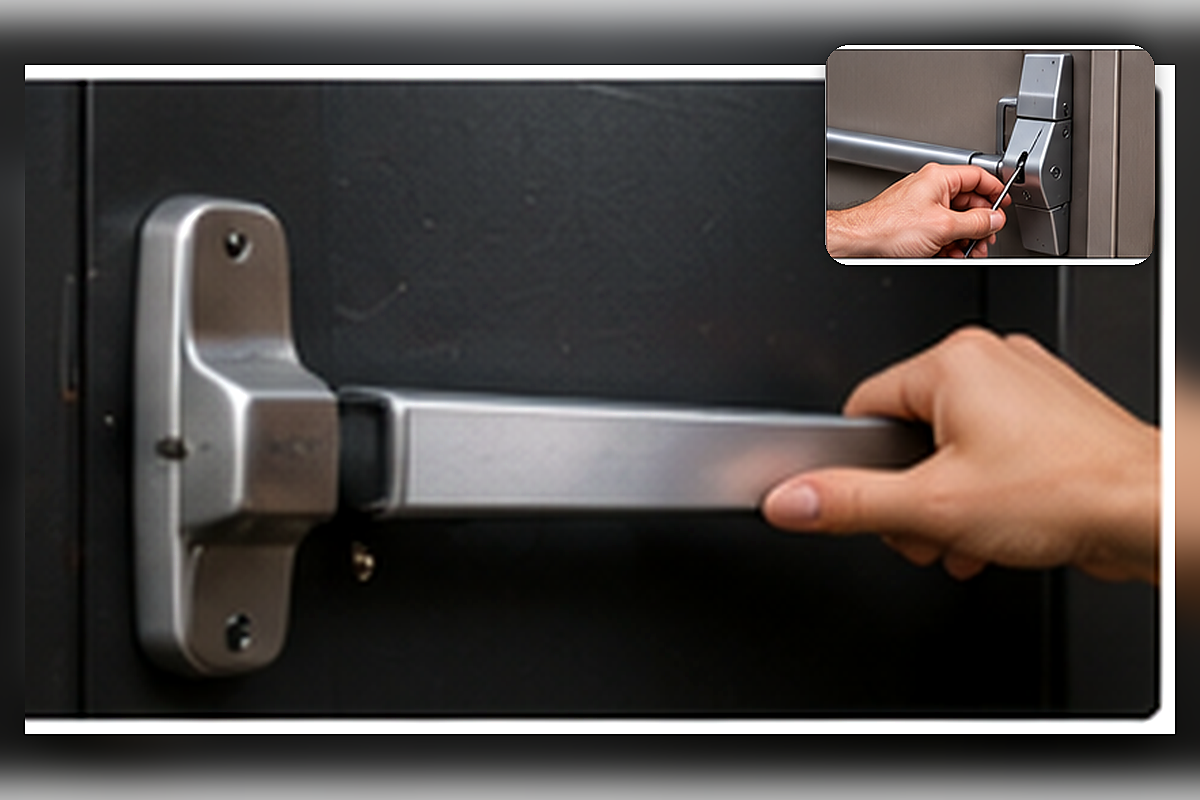 Panic Bar Pull Handle Installation Hillsboro Beach