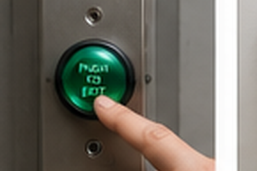 Push-to-Exit Button Installation Quiet Waters Park